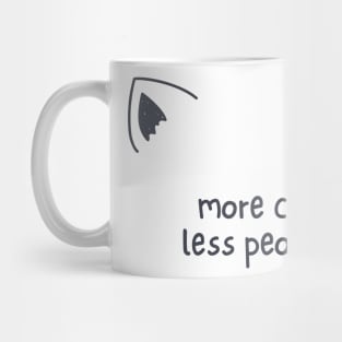 More cat less people Mug